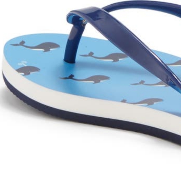 NEW Kate Spade Feldon Flip Flop in Whale Print - Picture 5 of 16